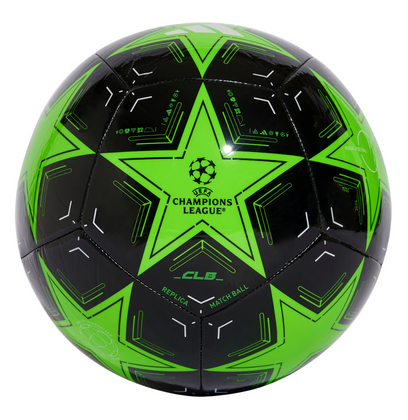 Czarno-zielona piłka nożna Adidas UCL Club Liga Mistrzów IX4067