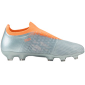 Szaro-pomarańczowe buty piłkarskie Puma Ultra 3.4 FG/AG 106738 01 - Junior