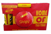 Czerwono-żółty zestaw piłkarski Speed Up Spain 3090