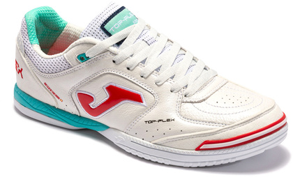 Biało-turkusowe buty halówki Joma Top Flex 2242 TOPW2242IN