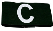 Czarna opaska kapitańska Select 870022 - Senior
