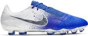 Biało-niebieskie buty piłkarskie korki Nike Phantom Venom Elite FG AO7540-104