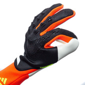 Czarno-koralowe rękawice bramkarskie Adidas Predator GL Pro IQ4031
