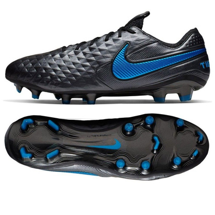 Czarne buty piłkarskie korki Nike Legend 8 Elite FG AT5293-004