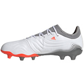 Biało-czerwone buty piłkarskie korki Adidas Copa Sense.3 FG FY6197