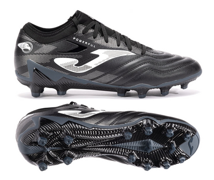Czarne buty piłkarskie Joma Powerful 2501 POWW2501FG