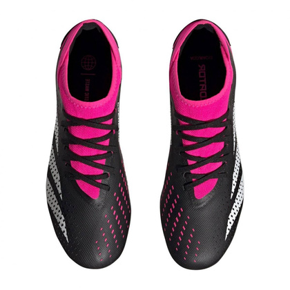 Czarno-różowe buty piłkarskie Adidas Predator Accuracy.3 FG GW4589