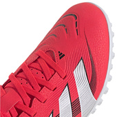 Czerwono-białe buty piłkarskie Adidas Predator League TF ID3805 - Junior