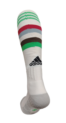 Białe getry piłkarskie adidas M640
