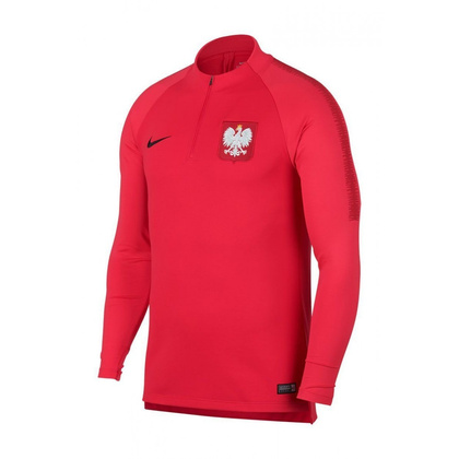 Bluza treningowa Nike Dry Squad Drill Top Polska 893346-653 czerwona