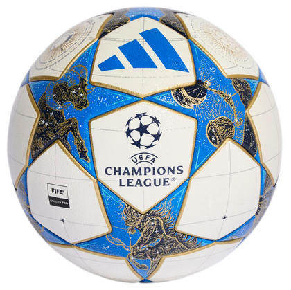Biało-niebieska piłka nożna Adidas UEFA Champions League Competition JP1541