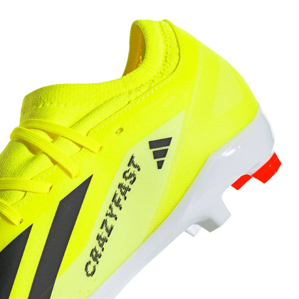 Seledynowo-białe buty piłkarskie Adidas X Crazyfast League IG0605
