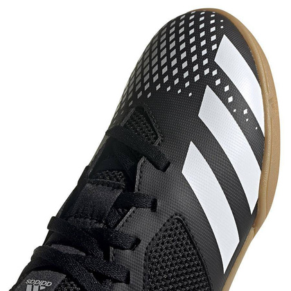 Czarne buty halowe Adidas Predator 20.4 FW9224 - Junior