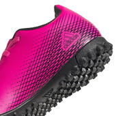 Różowo-czarne buty piłkarskie turfy Adidas X Ghosted.4 TF FW6919 - Junior