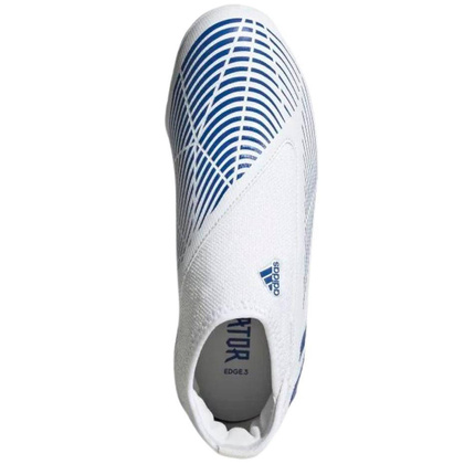 Białe buty piłkarskie korki Adidas Predator Edge.3 LL GX5208 - Junior