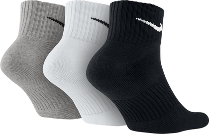 Skarpetki Nike Cotton Cushion SX4703-901 3 pak białe-czarne-szare
