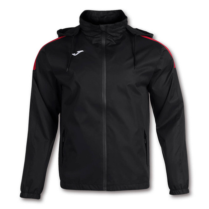 Czarno-czerwona kurtka Joma Trivor Raincoat 102261.106