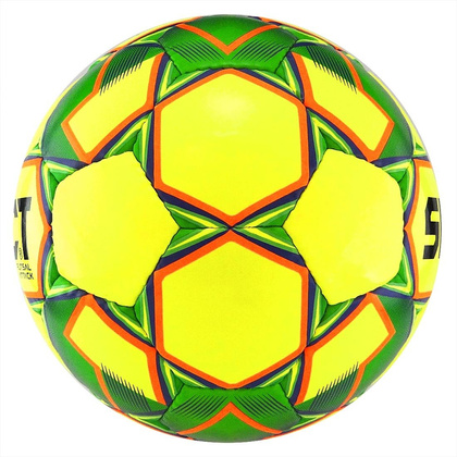 Żółto-zielona piłka Select Futsal Attack r4