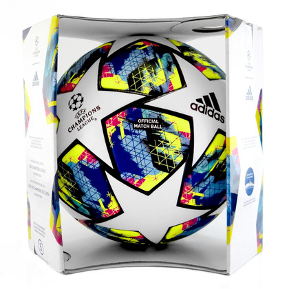 Biała piłka nożna Adidas Finale 19 DY2560 OMB rozmiar 5