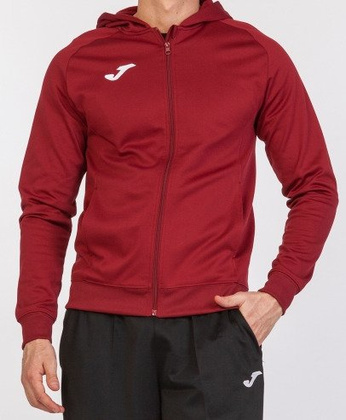 Bordowa bluza z kapturem Joma Menfis 101303.671