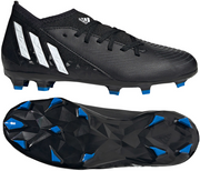 Czarne buty piłkarskie korki Adidas Predator Edge.3 FG GW2360 - Junior