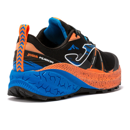 Czarno-pomarańczowe buty trekkingowe Joma Kubor 2201 TKKUBW2201