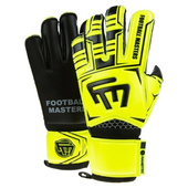 Rękawice bramkarskie Masters Training Fluo Aqua Mixcut JR