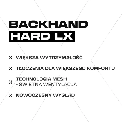 Czarno-błękitne rękawice bramkarskie Football Masters Invictus X Training Black Blue