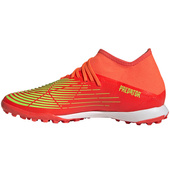 Czerwono-pomarańczowe buty piłkarskie turfy Adidas Predator Edge.3 TF GV8536