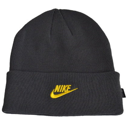 Szara czapka zimowa Nike Beanie Dry Inter Mediolan CK2301-021