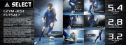 Biało-fioletowa piłka Select Futsal Prestige HR r4