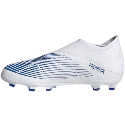 Białe buty piłkarskie korki Adidas Predator Edge.3 LL GX5208 - Junior