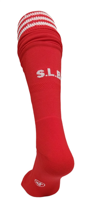 Biało-czerwone getry piłkarskie Adidas S.L. Benfica 099511