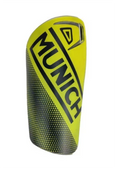 Czarno-żółte ochraniacze nagolenniki piłkarskie Munich Shin Guards 6000182