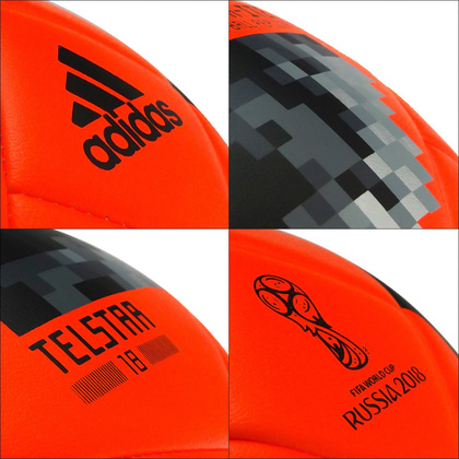 Czerwona piłka do piłki nożnej plażowej Adidas Telstar Praia-X-ITE 18 CE8142 r5