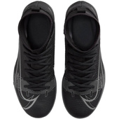 Czarno-szare buty piłkarskie turfy Nike Mercurial Superfly Club 8 CV0795 004 - Junior