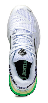 Biało-zielone buty Joma Spin Men 2502 TSPINW2502OM