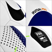 Biała piłka nożna halowa Nike Futsal Pro FIFA SC3971-101 rozmiar 4 