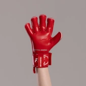 Czerwone rękawice bramkarskie Football Masters Invictus X Junior Rose