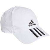 Biała czapka z daszkiem Adidas Aeroready Baseball Cap 3 Stripes GM4511 - męska