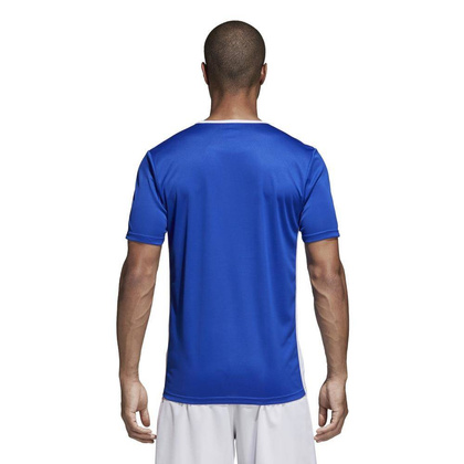 Niebieska koszulka sportowa Adidas Entrada 18 CF1037