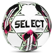 Biało-fioletowa piłka nożna halowa Select Futsal Light DB 330007