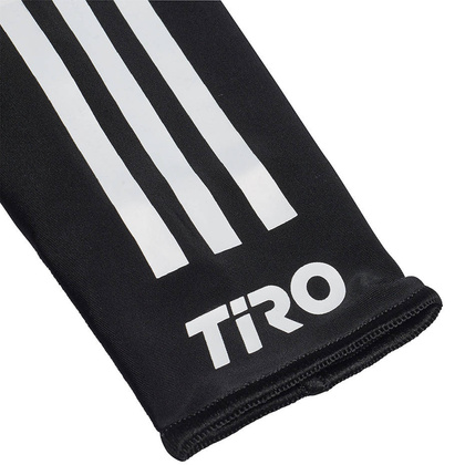 Czarno-białe ochraniacze piłkarskie Adidas Tiro SG League GK3534
