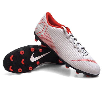 Szare buty piłkarskie Nike Mercurial Vapor Club GS FG/MG AH7378-060