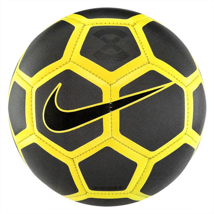 Szaro-żółta piłka nożna halowa Nike Futsal Menor X SC3039-060 r4