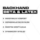 Niebiesko-pomarańczowe rękawice bramkarskie Football Masters Invictus X PRO Blue Orange