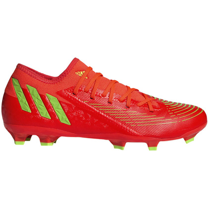 Pomarańczowo-żółte buty piłkarskie korki Adidas Predator Edge.3 L FG GW0994