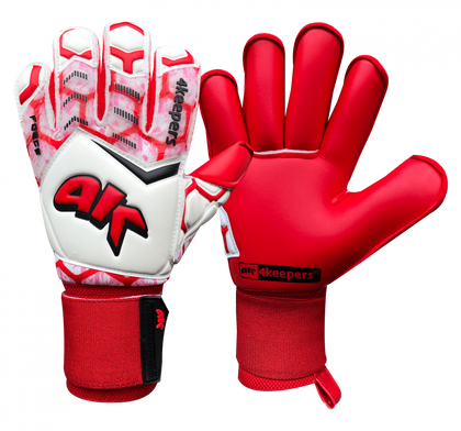 Biało-czerwone rękawice bramkarskie 4Keepers Force V-4.20 RF