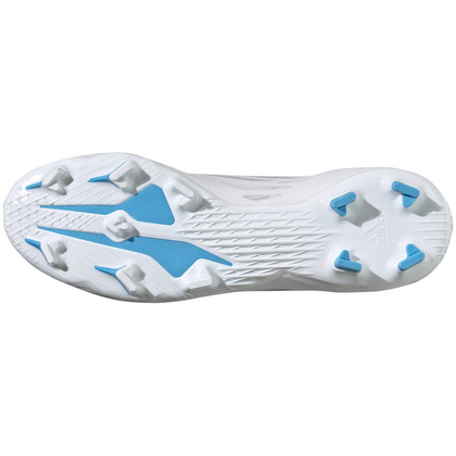Biało-niebieskie buty piłkarskie korki Adidas X Speedflow.3 LL FG GW7495
