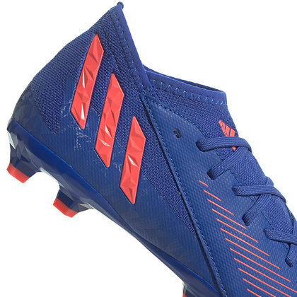 Niebiesko-pomarańczowe buty piłkarskie korki Adidas Predator Edge.3 GW2361 - Junior